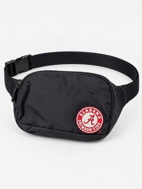 LOGO Brands Alabama Crimson Tide Belt Bag Fanny Pack NWT Black Crossbody NCAA